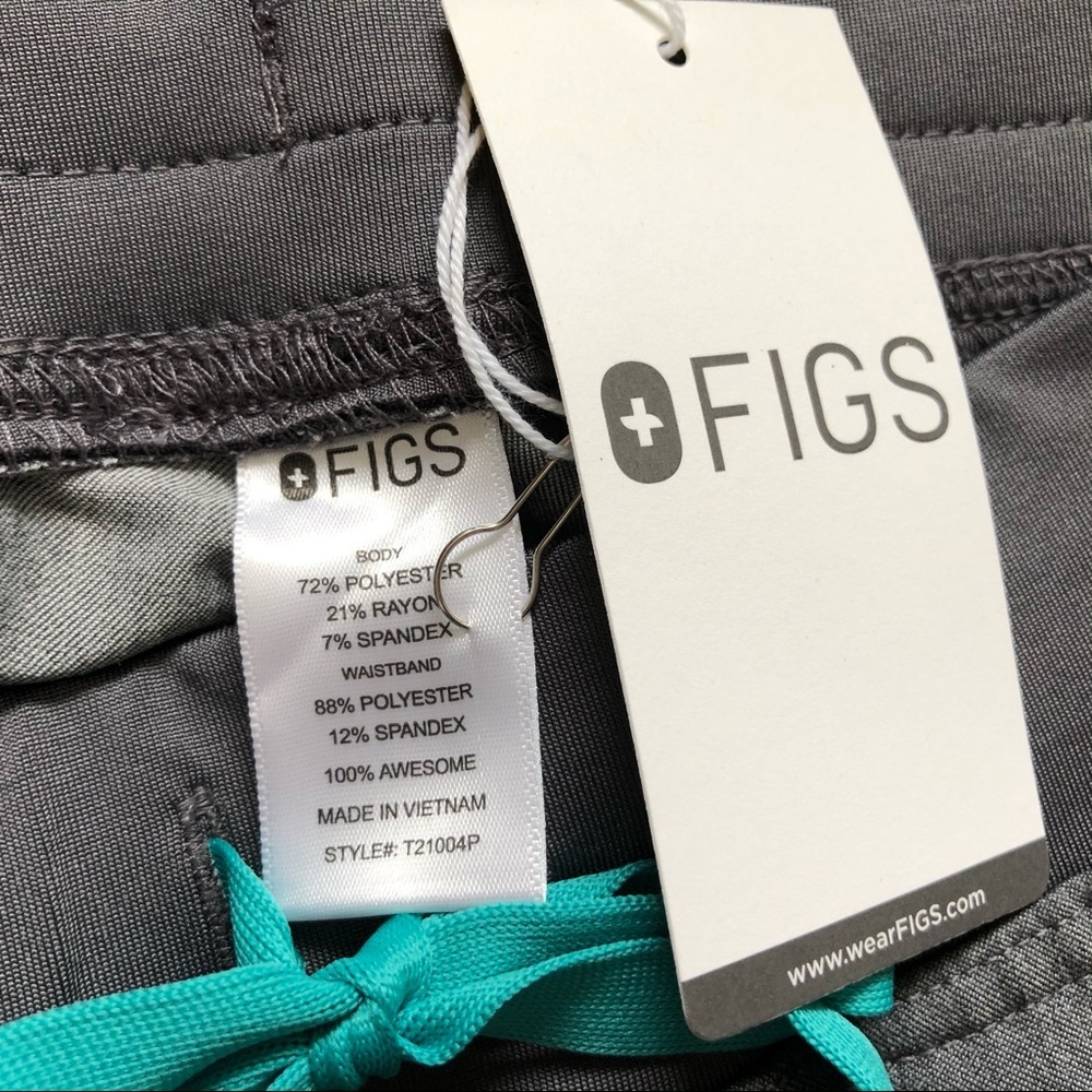 FIGS NWT KADE Grey Cargo Scrub Pants Nurse Doctor Scrubs Work Hospital - Picture 9 of 13